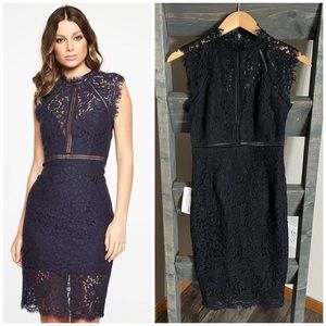 NEW | Bardot Lace Sheath Cocktail Dress Black